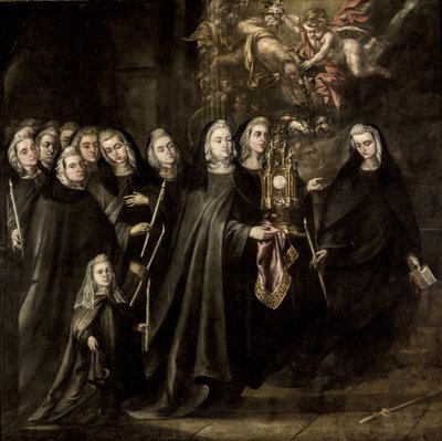 The Procession of Saint Clare of Assisi by Juan de Valdés Leal  